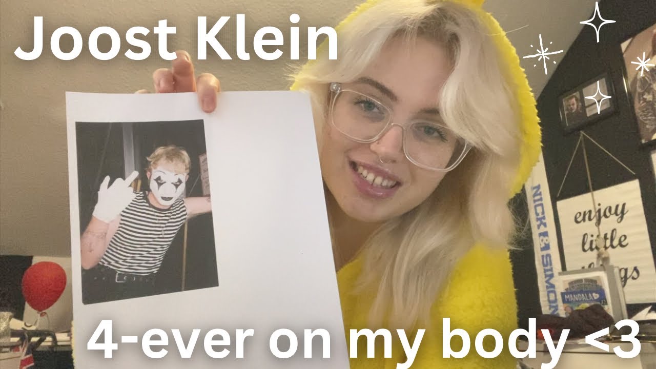 GETTING 3 JOOST KLEIN TATTOOS CUZ HE IS THE NEXT EUROVISION WINNER