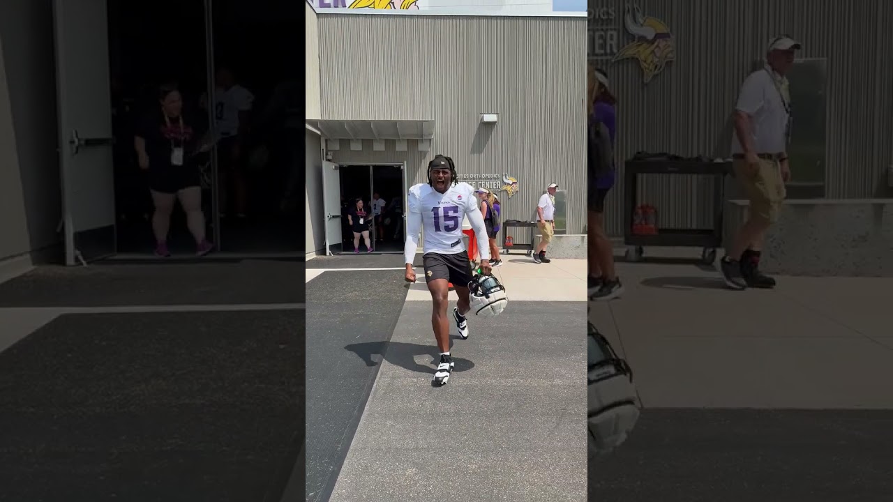 Dallas Turner bringing the energy to practice 😤