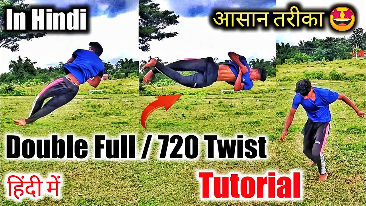 How to Double Full / 720 Twist || in hindi || Tricking Tutorial