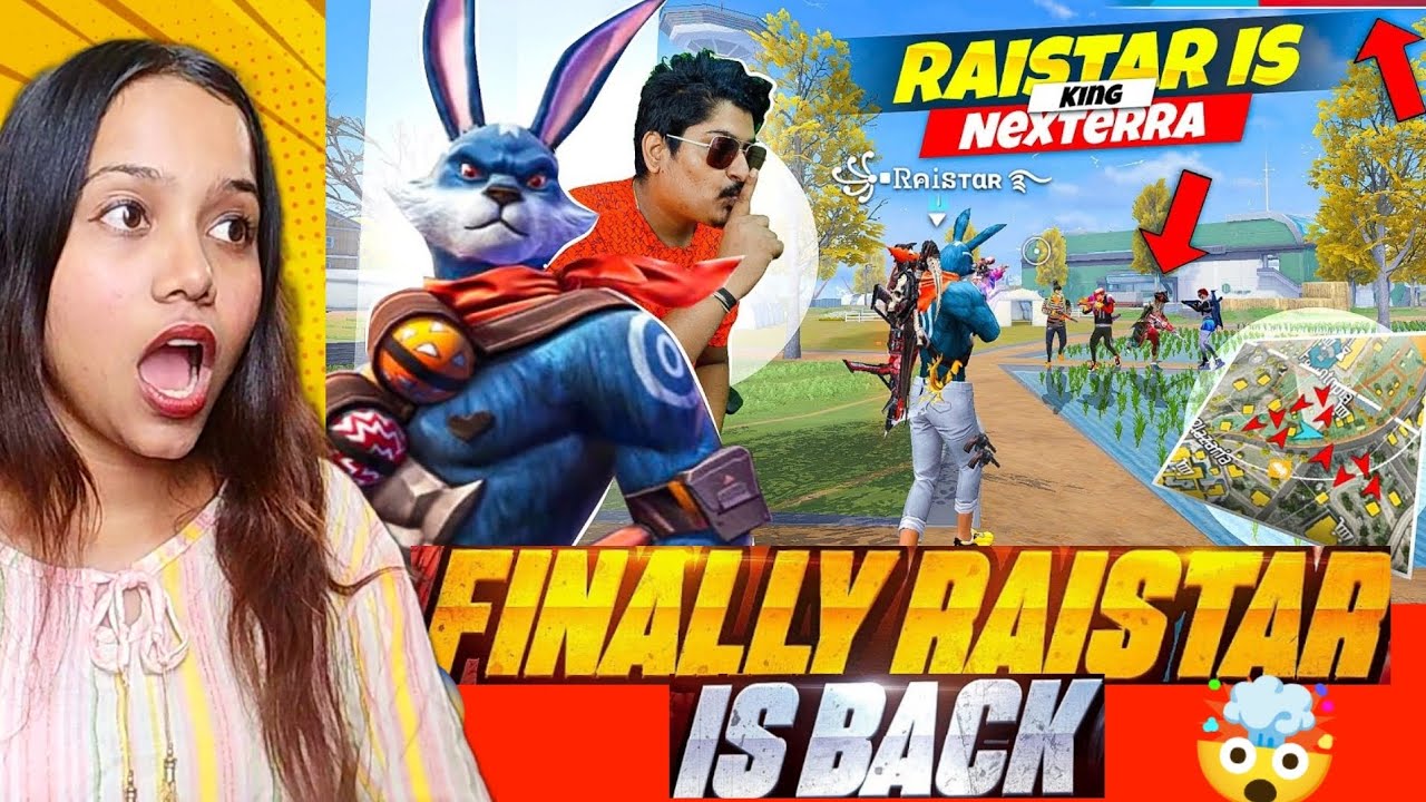 Reaction On Raistar New Nexterra King 2023😳 | Impossible Br Ranked Match Gameplay - Free Fire India