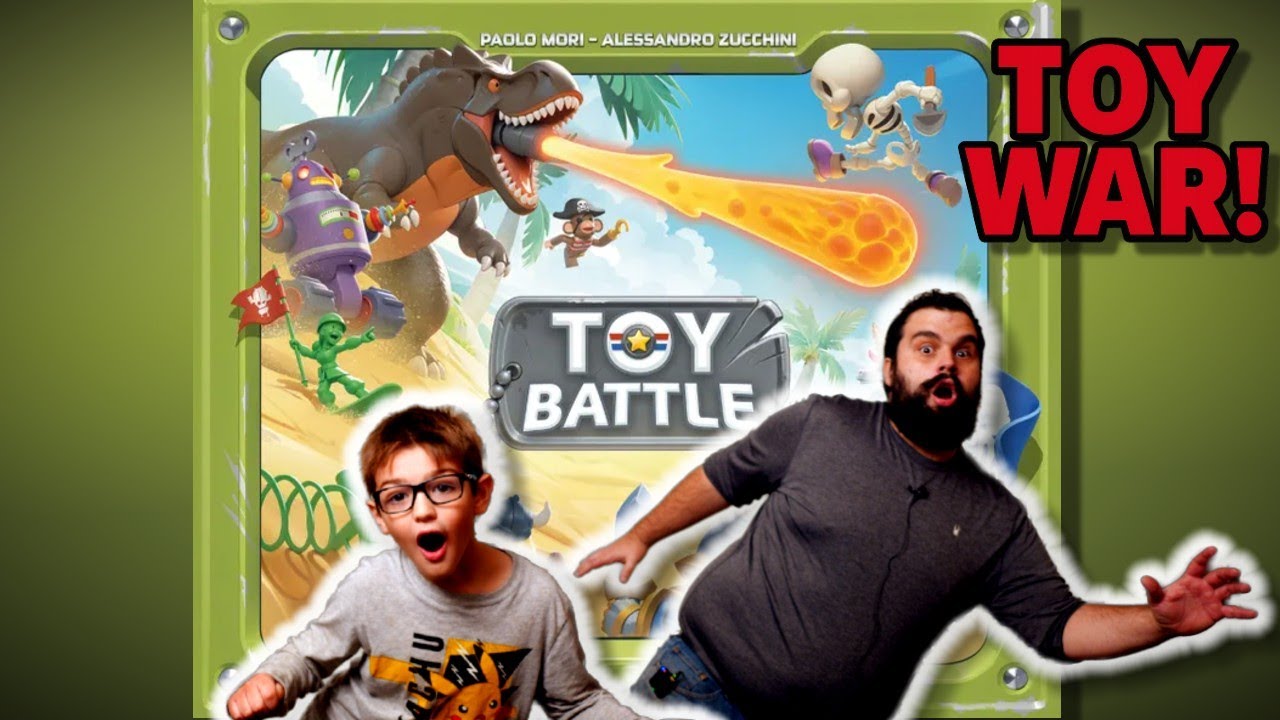 Toy Battle CHAOS! | Board Game Knights Take on the Ultimate Toy Showdown