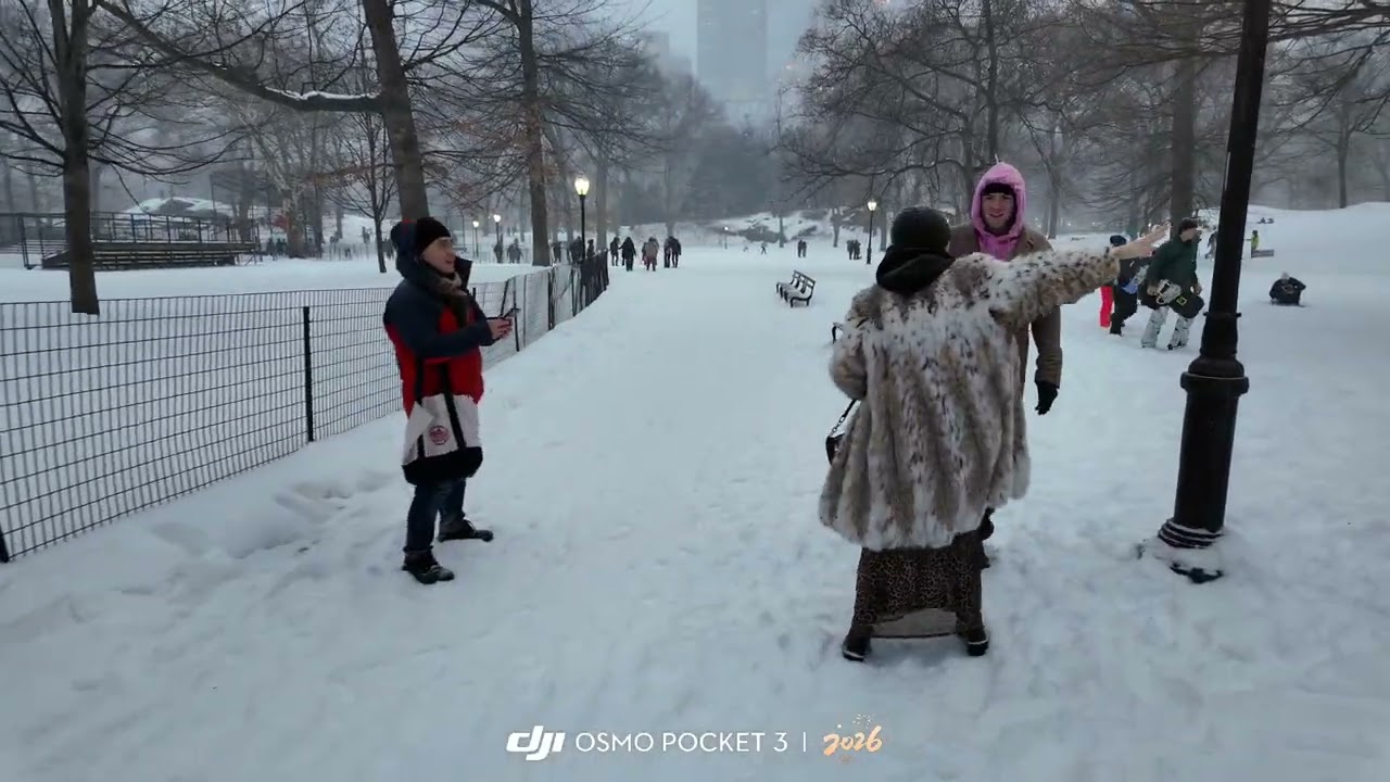 Nando in Winter wonderland Central Park New York City  part 2