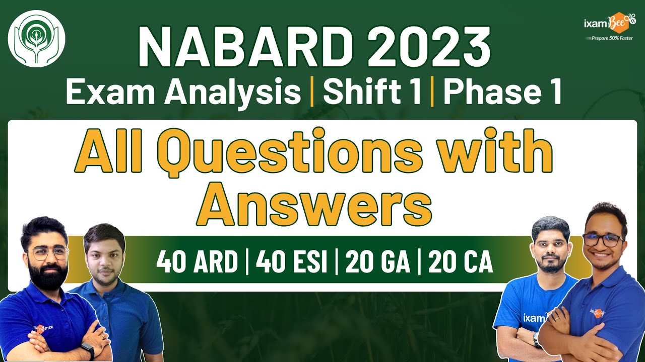 NABARD 2023 Phase 1 Detailed Analysis | NABARD Detailed Exam Analysis | Expected Cut-off