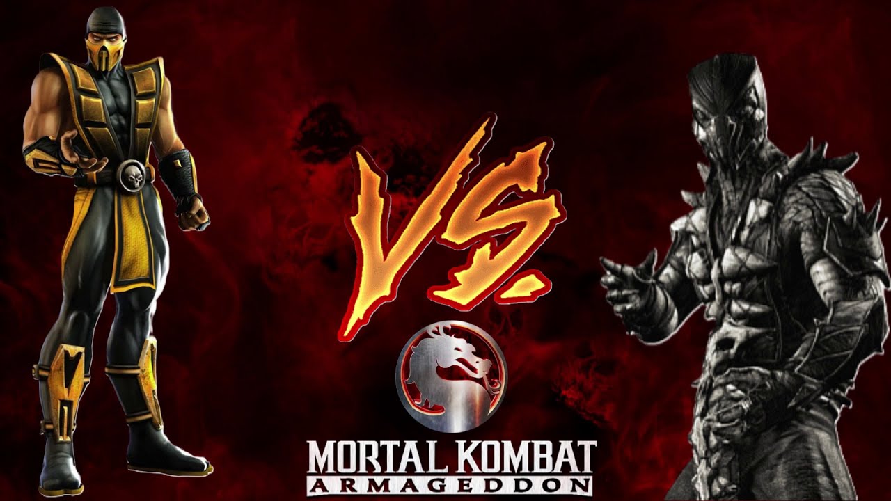 Mortal Kombat Armageddon (PS2) | Modo Versus | Scorpion VS Reptile.