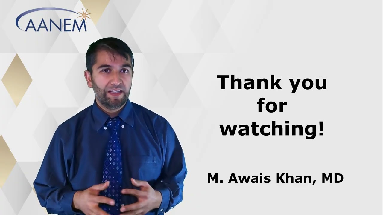 Conducting a NM Examination - Part 9: Ending