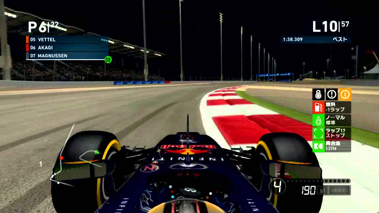 [PS3]F1 2014 キャリア 1年目 Rd.03 バーレーン 決勝 1/3 [5位]