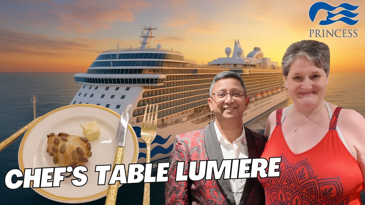 We tried the Chef’s Table Lumiere on Sky Princess | Princess Mediterranean Cruise vlog 2025