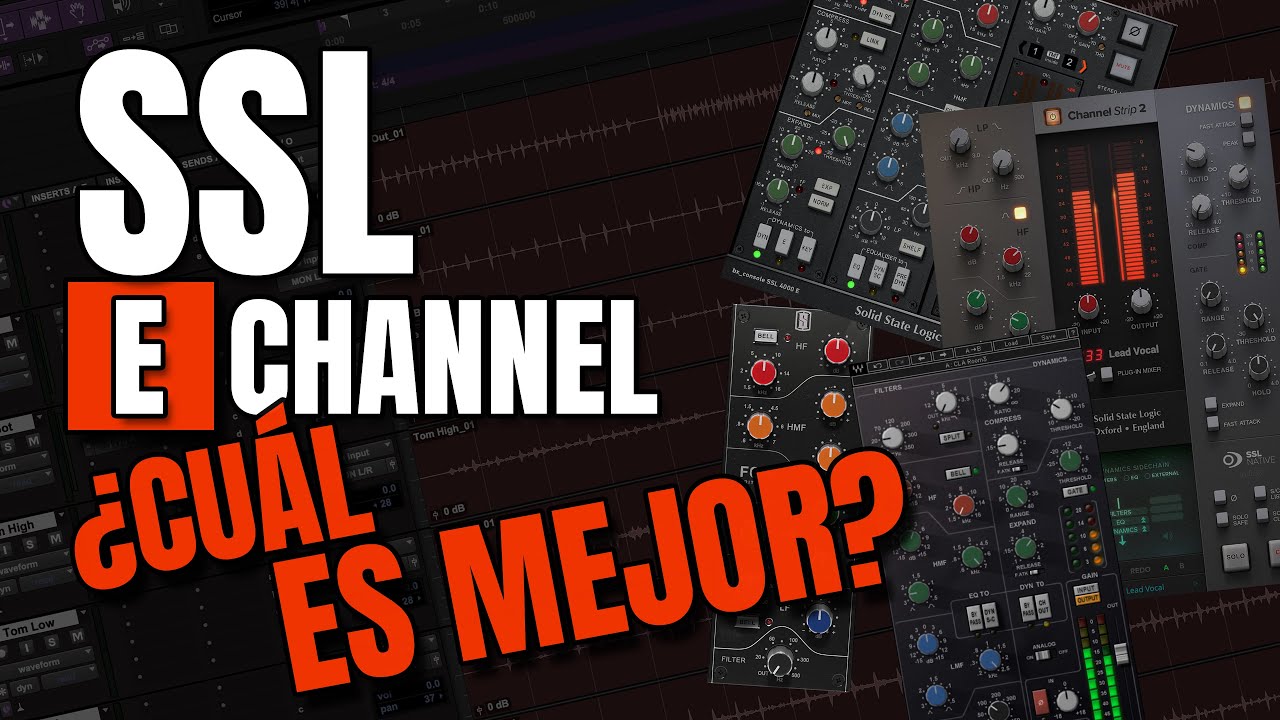 Comparación de los SSL E Channel de Waves, Brainworx, Slate Digital y SSL Native ¿Cuál es mejor? 🤔