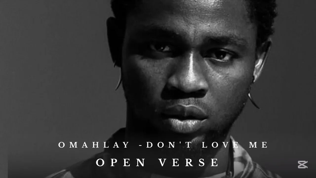 Omahlay - Don't love me  - open verse instrumental with hook 2026
