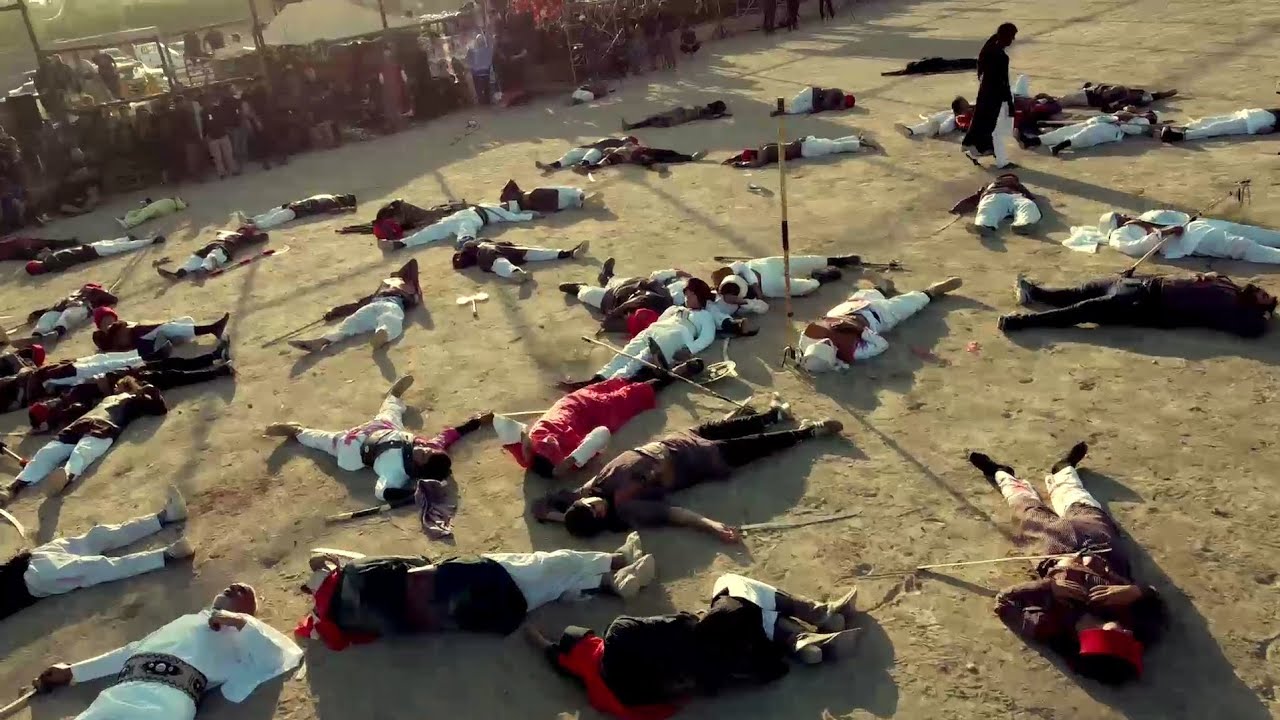 تشابيه موكب العقيلة زينب ع أهالي بغداد المركزيه الجزء الاول تنفيذ شركة أحزان كربلاء للإنتاج الحسيني