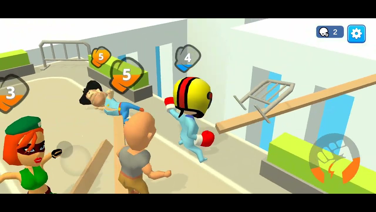 I am playing fight game