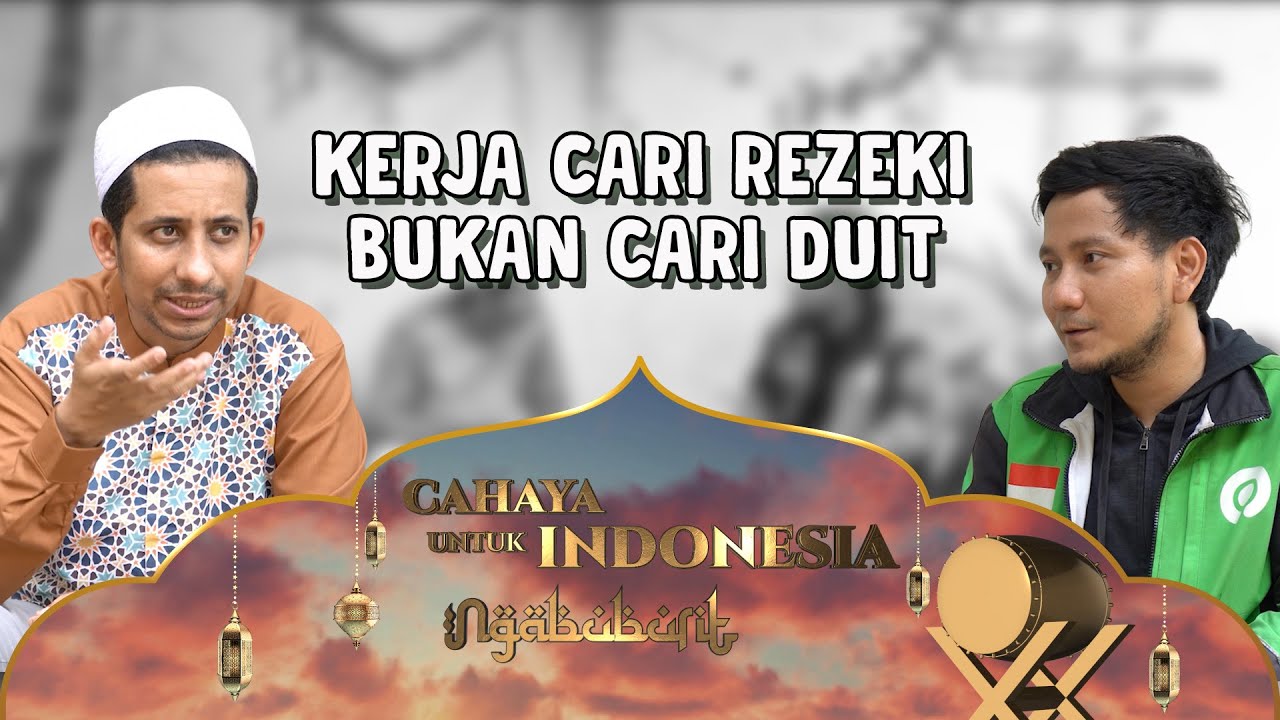 Ngabuburit - Orang yang Beruntung adalah yang Pekerjaannya Menjadi “Sajadah” Baginya