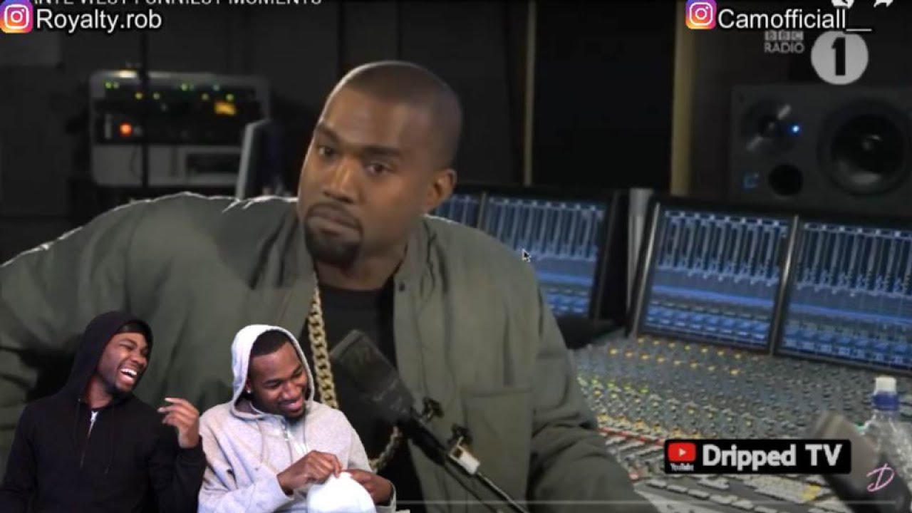 KANYE WEST FUNNIEST MOMENTS! HE HAS TO BE TOP 5 FUNNIEST ARTIST BUT SERIOUS AT THE SAME TIME! React