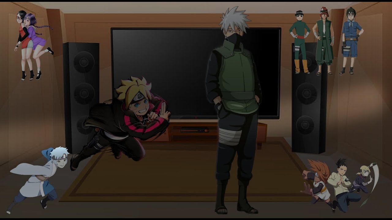 Amigos de Boruto reaccionan a el rap de  Boruto VS Kakashi (Parte 1)