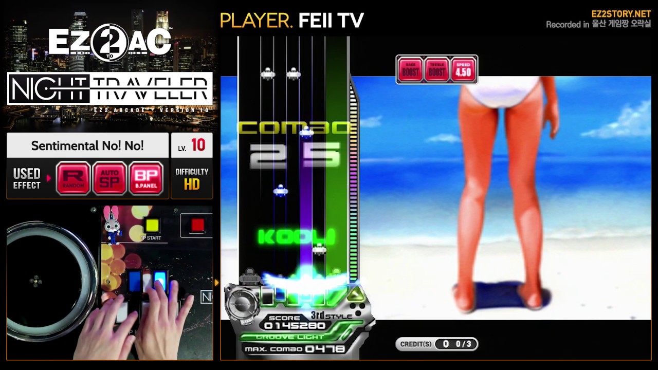 [EZ2AC : NT] 5K (10) Sentimental No! No! [HD]