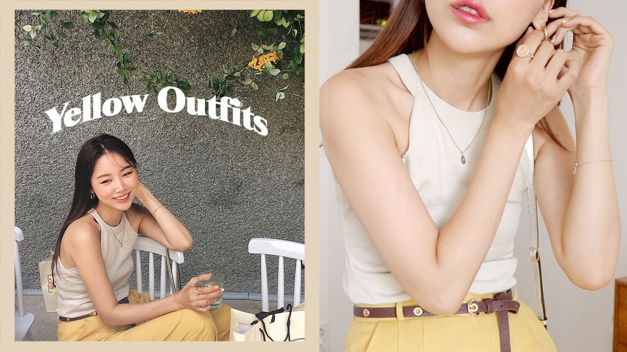 노랭이룩🐝 GRWM For Lunch 옐로우 팬츠룩 & 꿀같은 런치타임VLOG (ft.조 말론 런던) | kinda cool