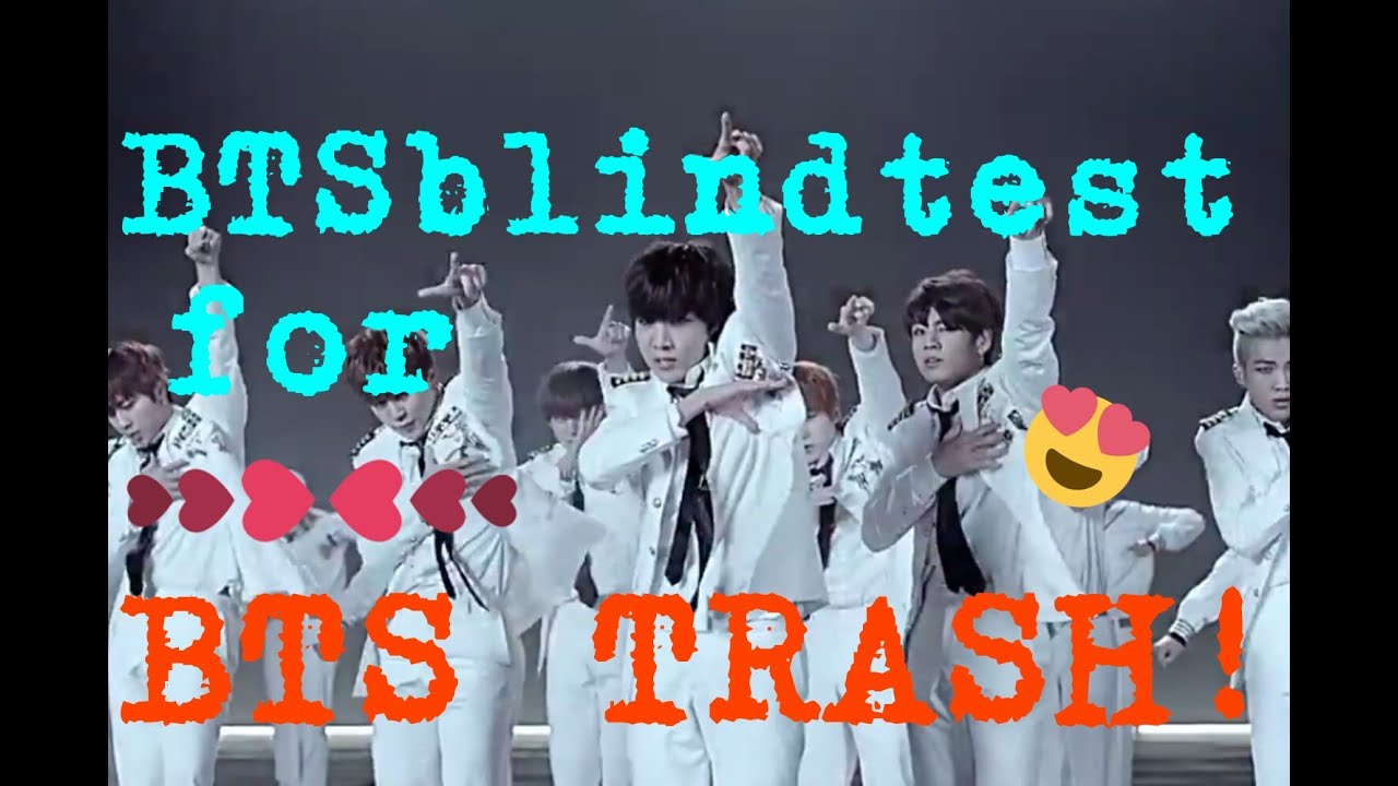 Guess BTS songs for BTS Trash ! [blind test]