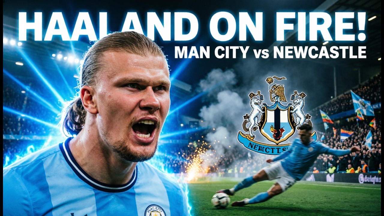 Man City vs Newcastle LIVE 🔥 Erling Haaland in Action | EPL 2025/26 Simulation