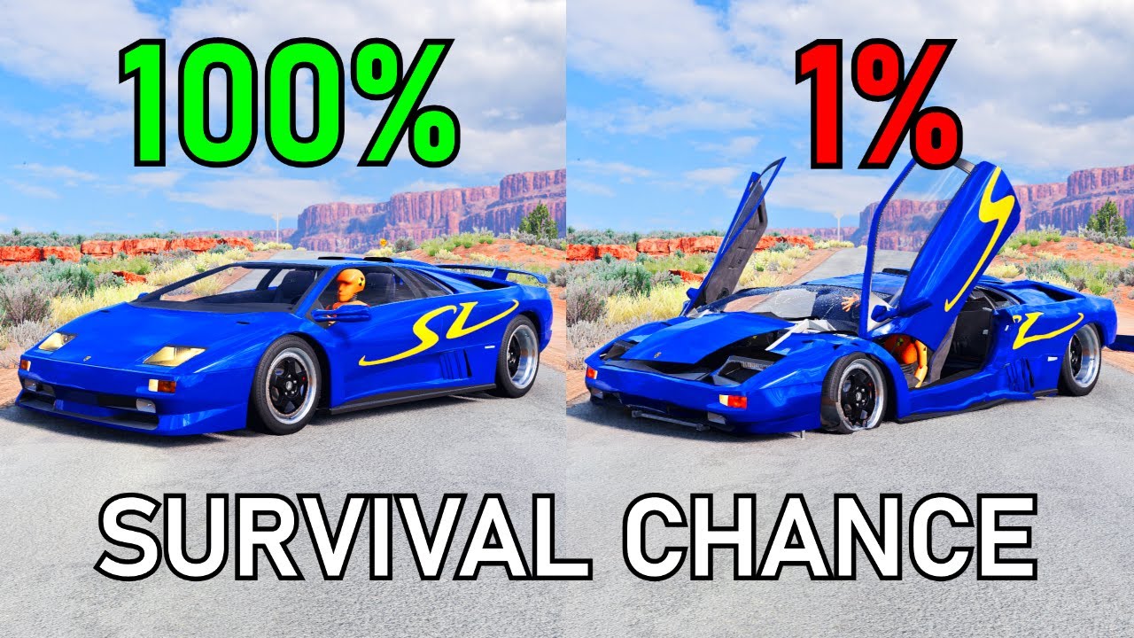 Best of Realistic Survival Chance Crashes #10 | BeamNG.drive