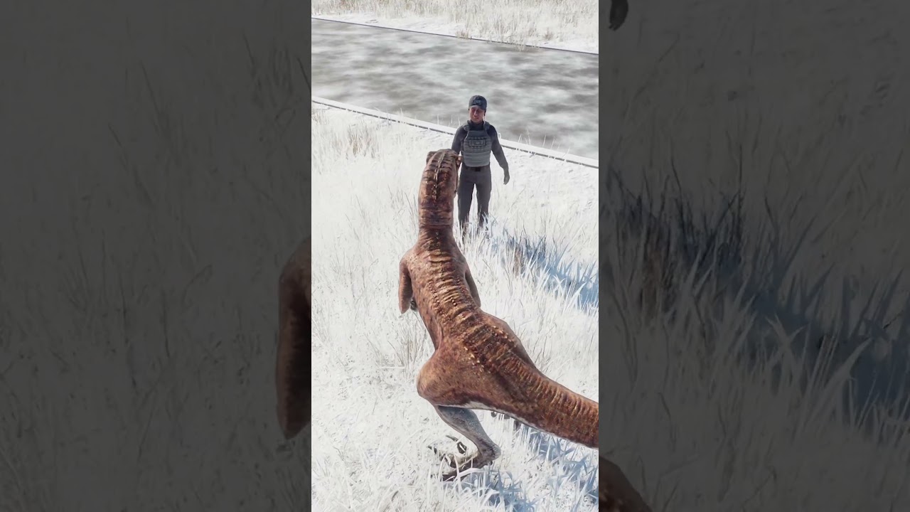 HE THOUGHT FOR A MOMENT THAT THE RAPTOR WAS FRIENDLY! - Jurassic World Evolution 2