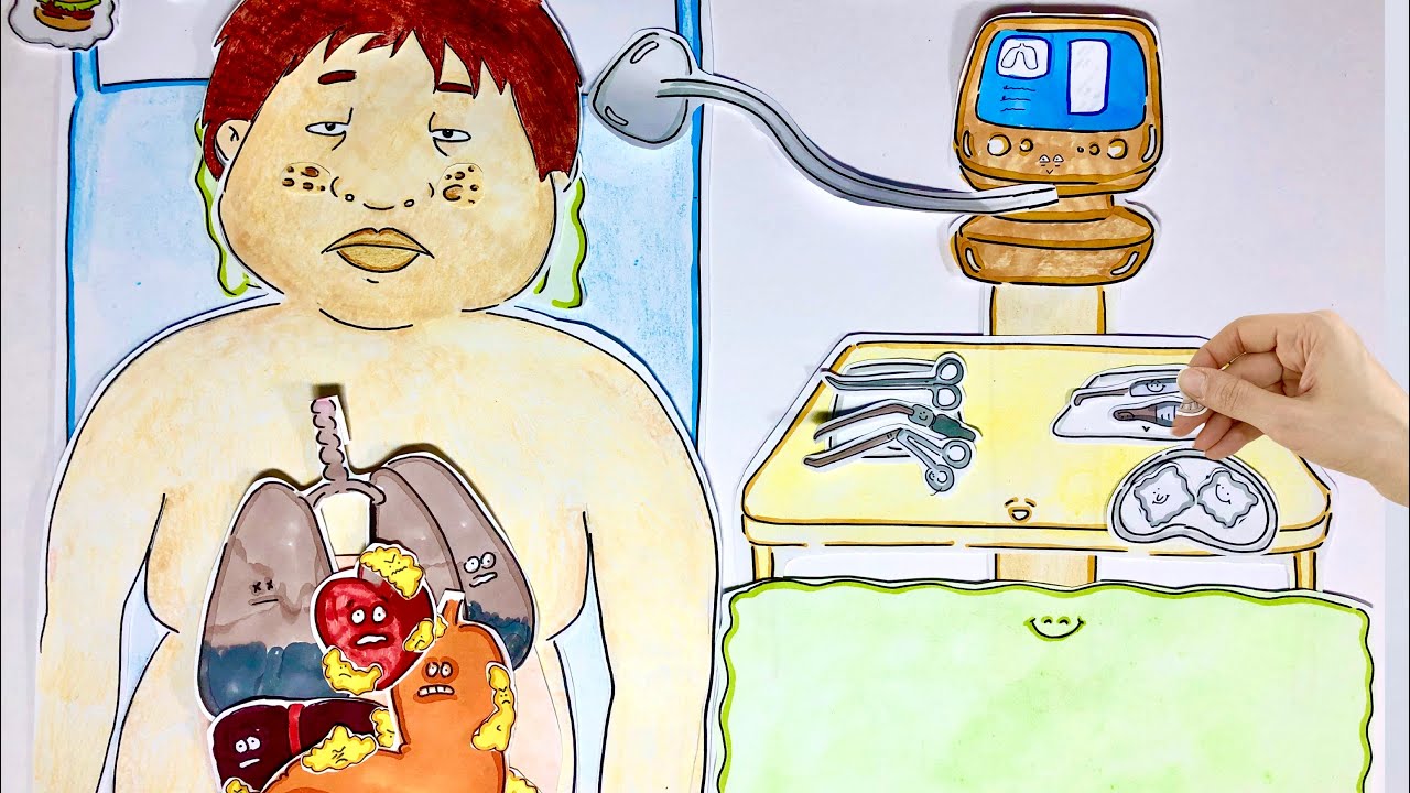 [Paperdiy🪸] Smoking cessation and obesity treatment #紙遊び #sweetpapers #紙遊戲