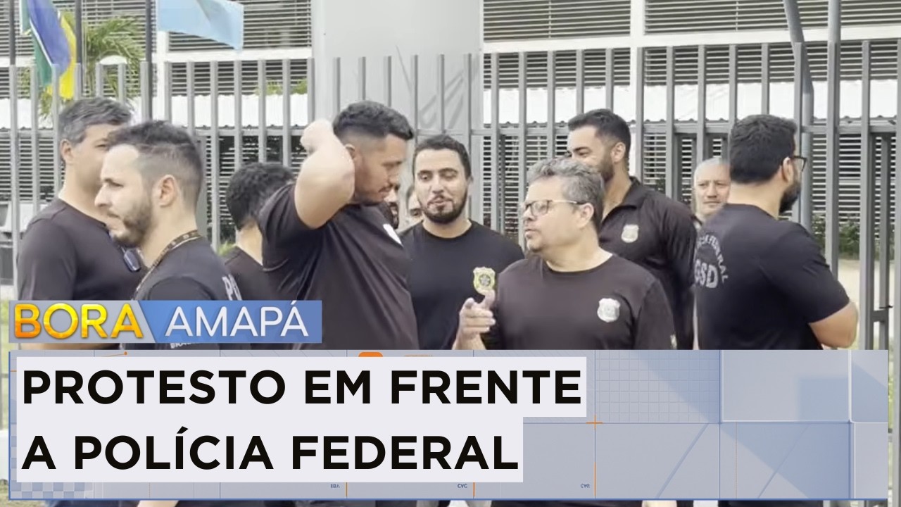 PF faz protesto por fundo anti crime e pode afetar passaportes