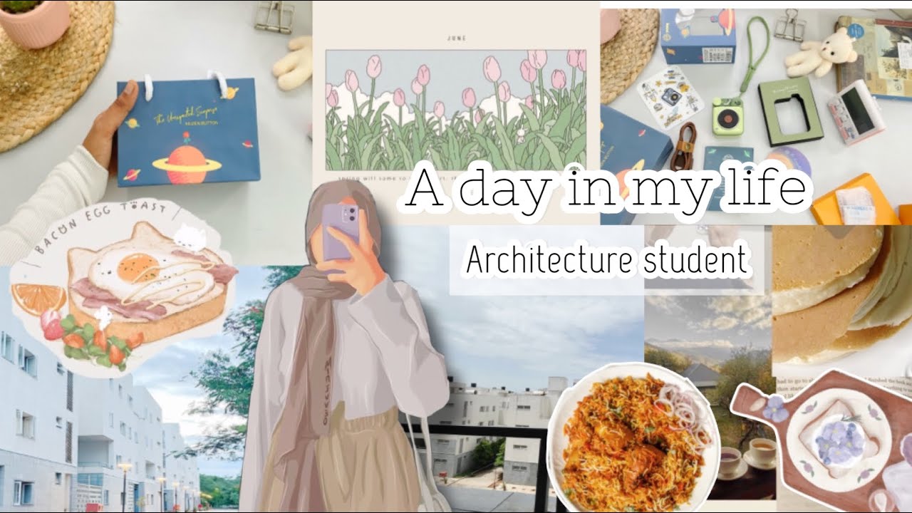 A day in my life 🍡🧁 As an architecture student at spa Vijayawada 🍰| aesthetic vlog ☕️ ft muzen