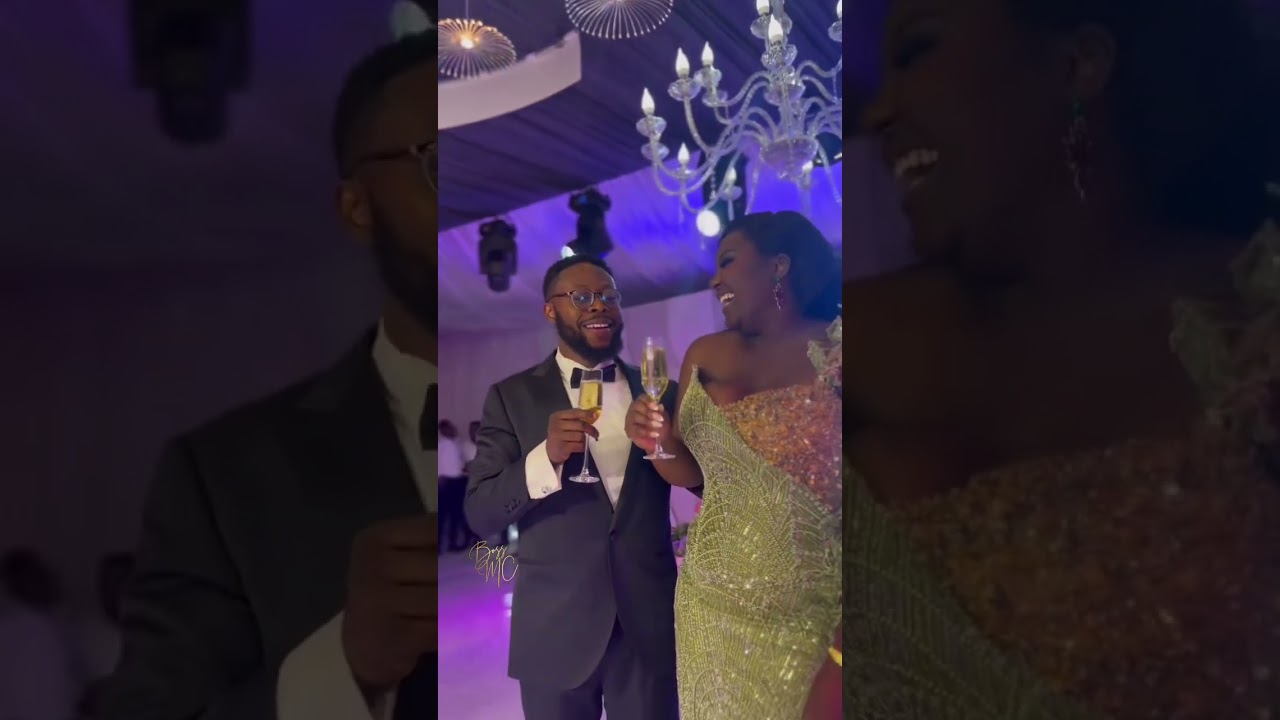 Ahuofe Patri Proposed a toast 🥂 at  @kalybos1 and wife&rsquo;s wedding reception