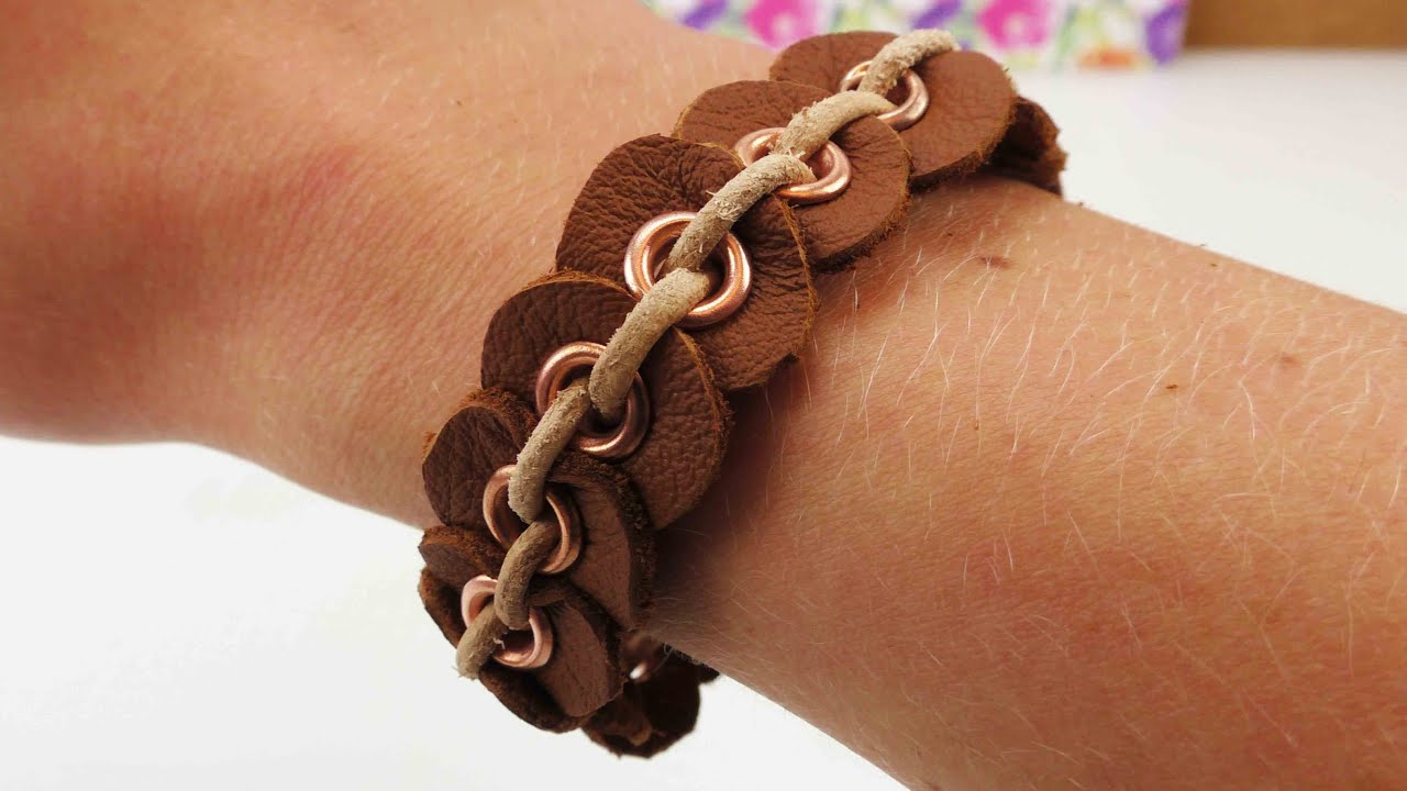 Individuelles Armband selber machen | Freundschaftsarmband aus Leder | tolles Geschenk | DIY