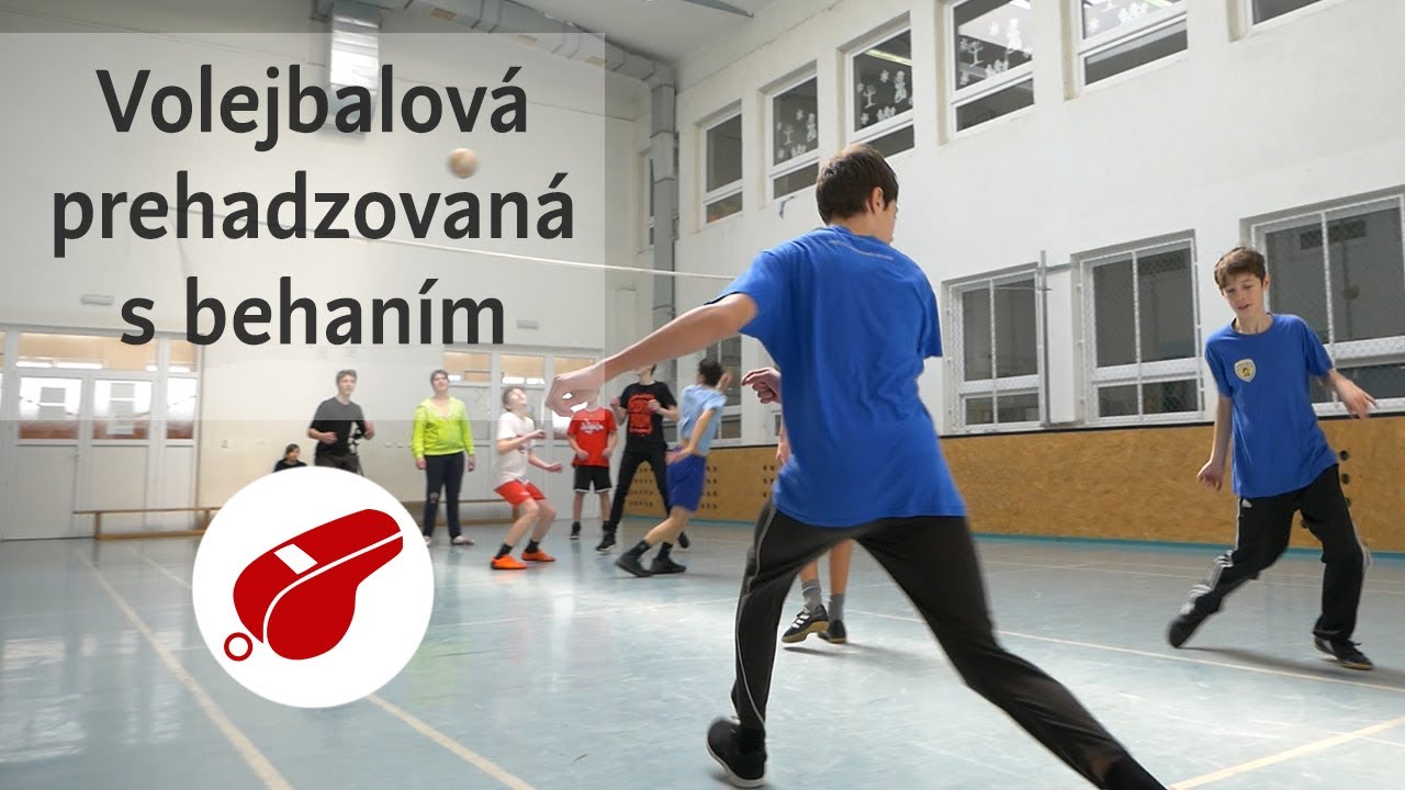 Volejbalová prehadzovaná s behaním