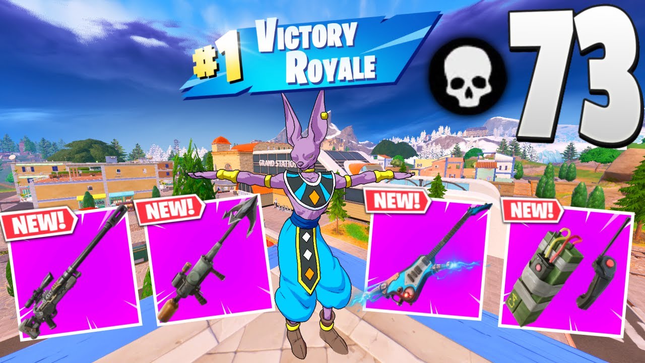 73 Elimination Solo Vs Squads Zero Build Gameplay (NEW Fortnite Chapter 5 Season 3)