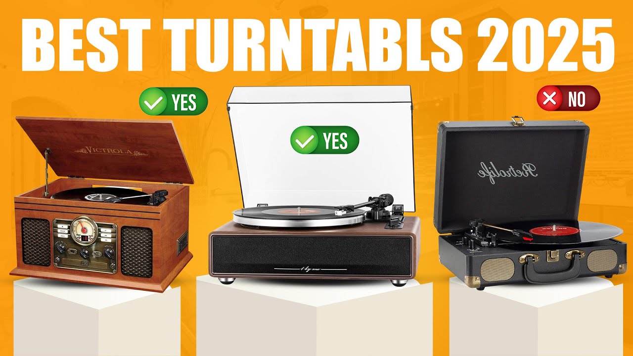 Top 5 Best Turntables in 2025.[Don't Buy One Before Watch This Video]