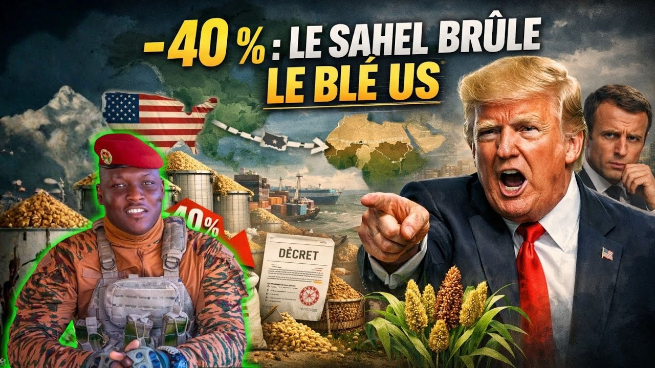 Ibrahim Traoré : Chute de 40% des exportations américaines, révolution dans le Sahel !