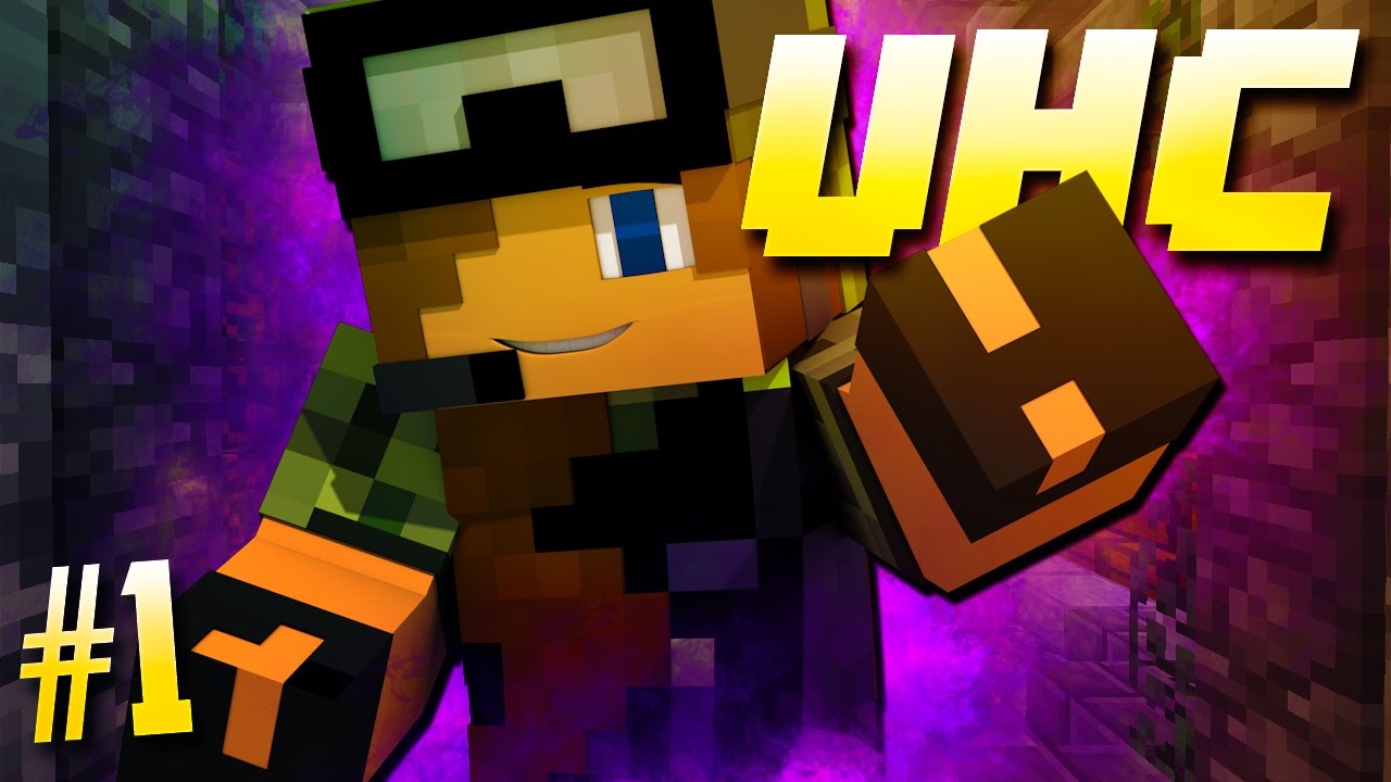Minecraft UHC with The Crew! - A TERRIFYING Mineshaft! (CrewHC Part 1)
