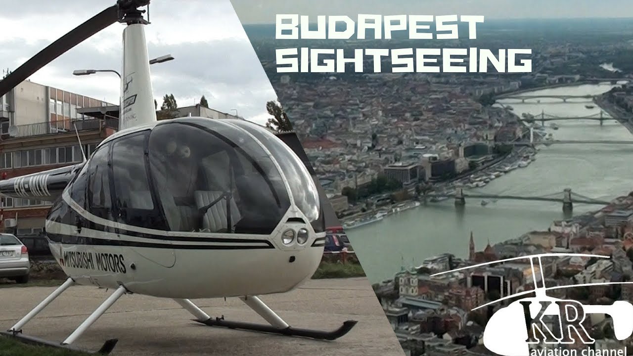 Budapest sightseeing flight with Robinson R-44