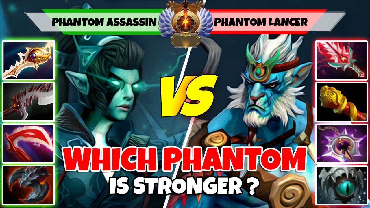 PHANTOM ASSASSIN (Carry) vs PHANTOM LANCER (Carry) - Battle Of Immortal Rank Dota 2 Players - Z Dota