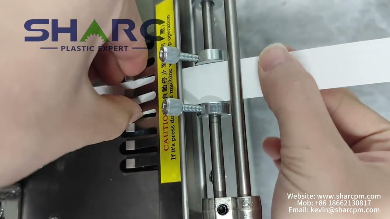 PVC edge band tape sample making machine.