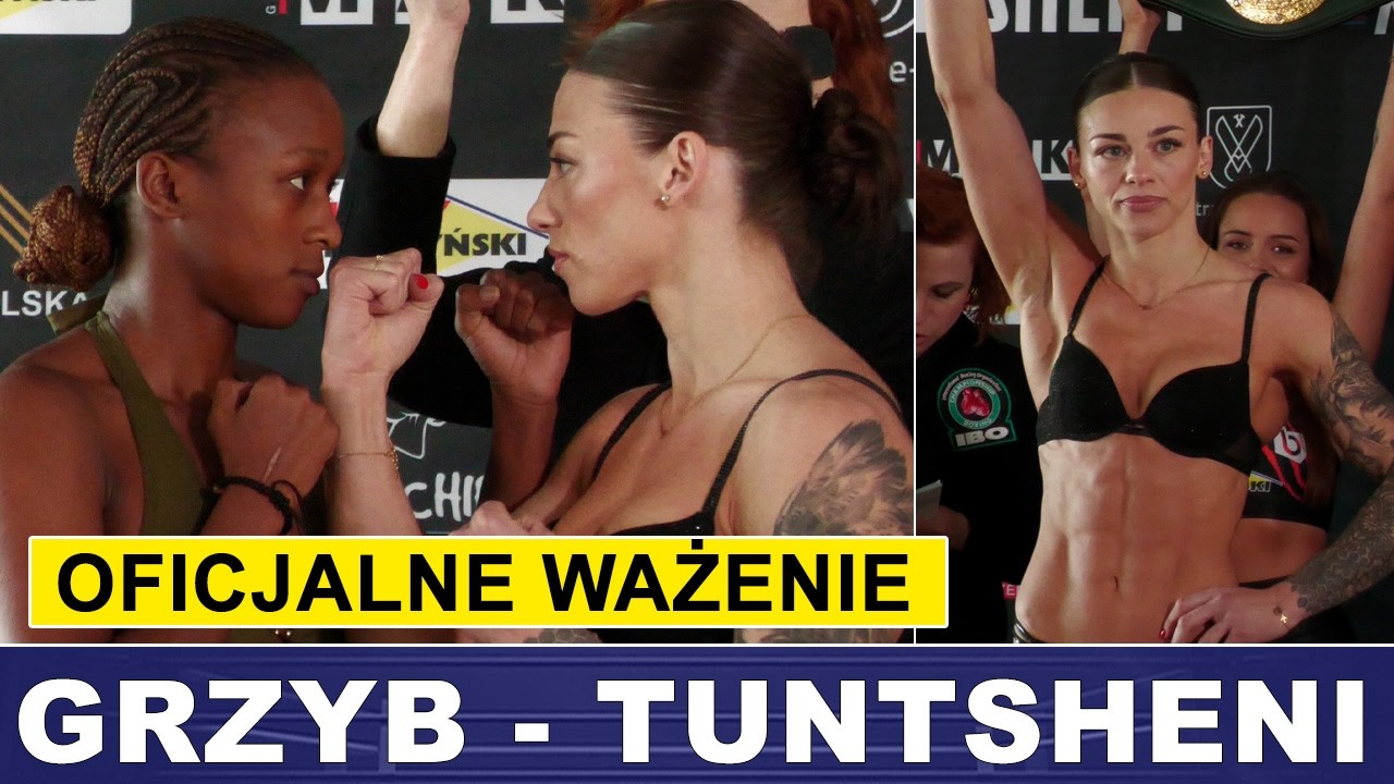 LAURA GRZYB - SIMAMKELE TUNTSHENI: WAŻENIE PRZED WALKĄ O PAS IBO