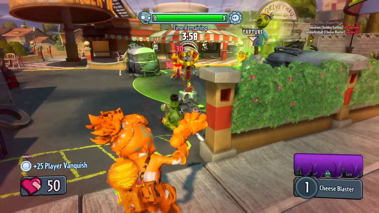 Plants vs zombies garden warfare RAGE!!!