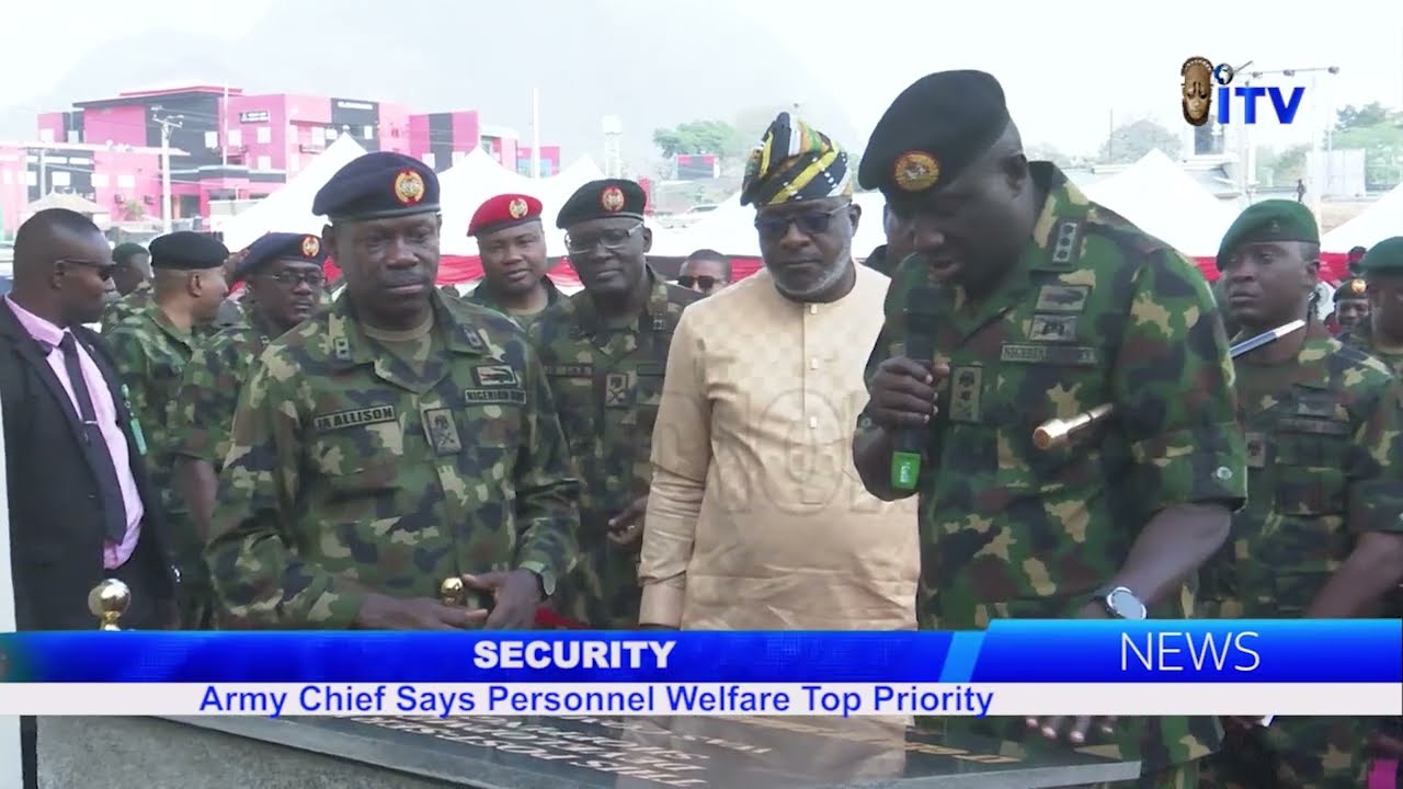 Army Chief Recommits To Personnel Welfare, Inaugurates PHDL Shopping Complex 