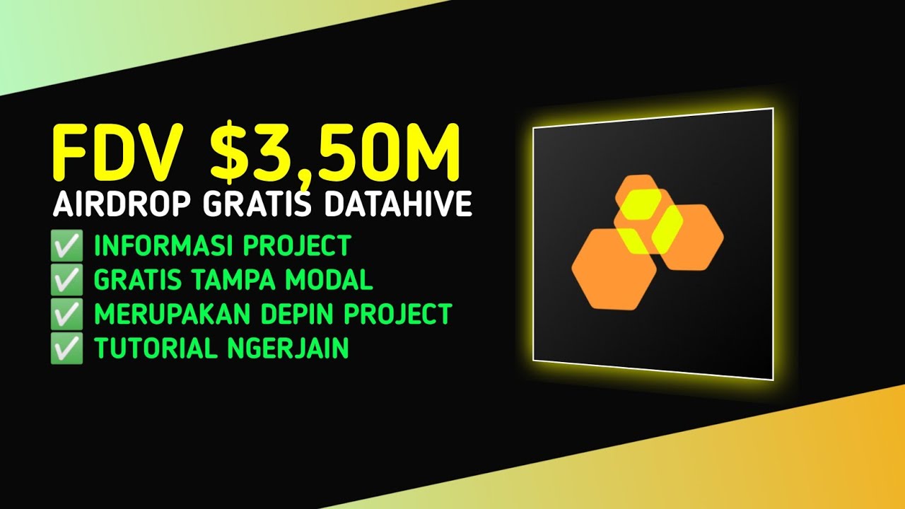 Последний бесплатный эйрдроп 2025 года!!! Datahive открепляет FDV на $3,50 млн при поддержке Sola...