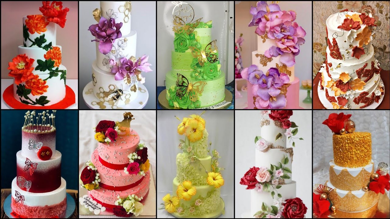 Three Tier Cake Decorating Ideas 2023/3 Tier Cake Design/Anniversary Cake Design/Birthday Cake Ideas