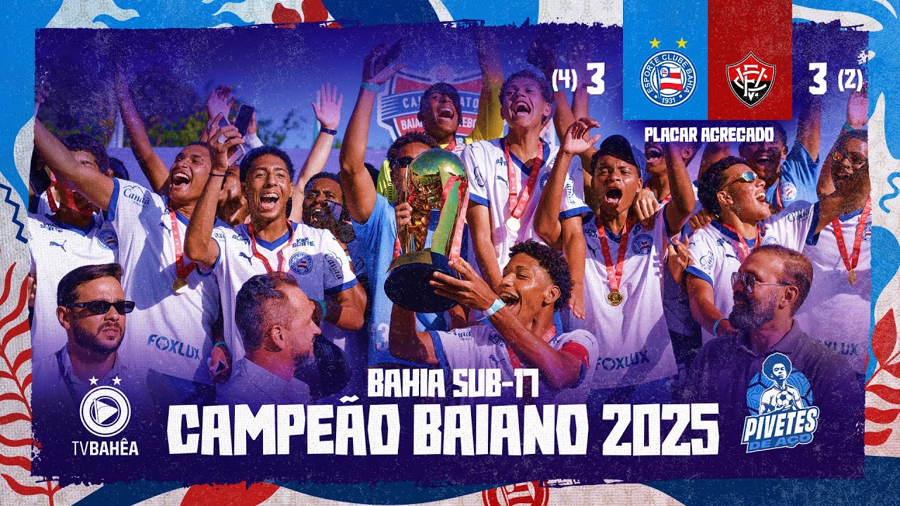 SUB 17 - BAHIA 0 (4) x (2) 2 VIT&Oacute;RIA - CAMPE&Atilde;O BAIANO 2025 (28/11/25)
