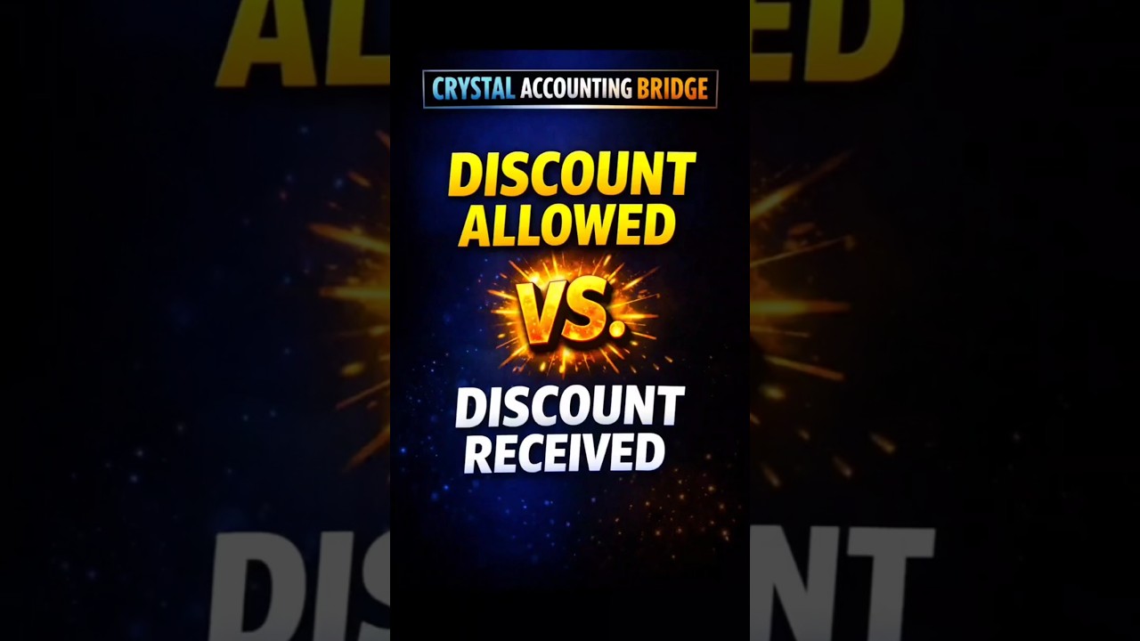 Discount Allowed vs Discount Received | Simple Accounting Trick