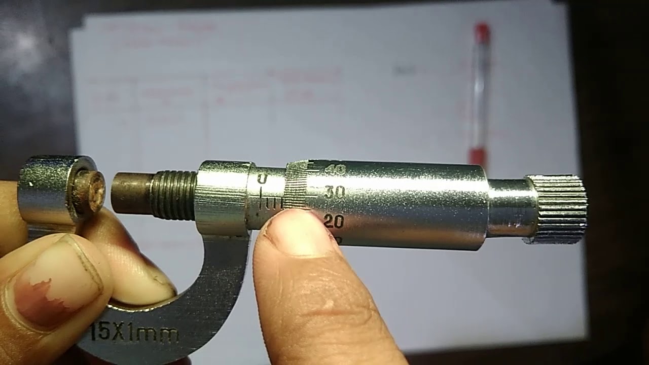 Scew Gauge Practical , How to measure the thickness of a wire