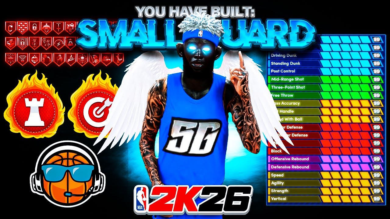 *NEW* 2-WAY GOAT POINT GUARD BUILD is PERFECT in NBA 2K26! OVERPOWERED BUILD! best build 2k26