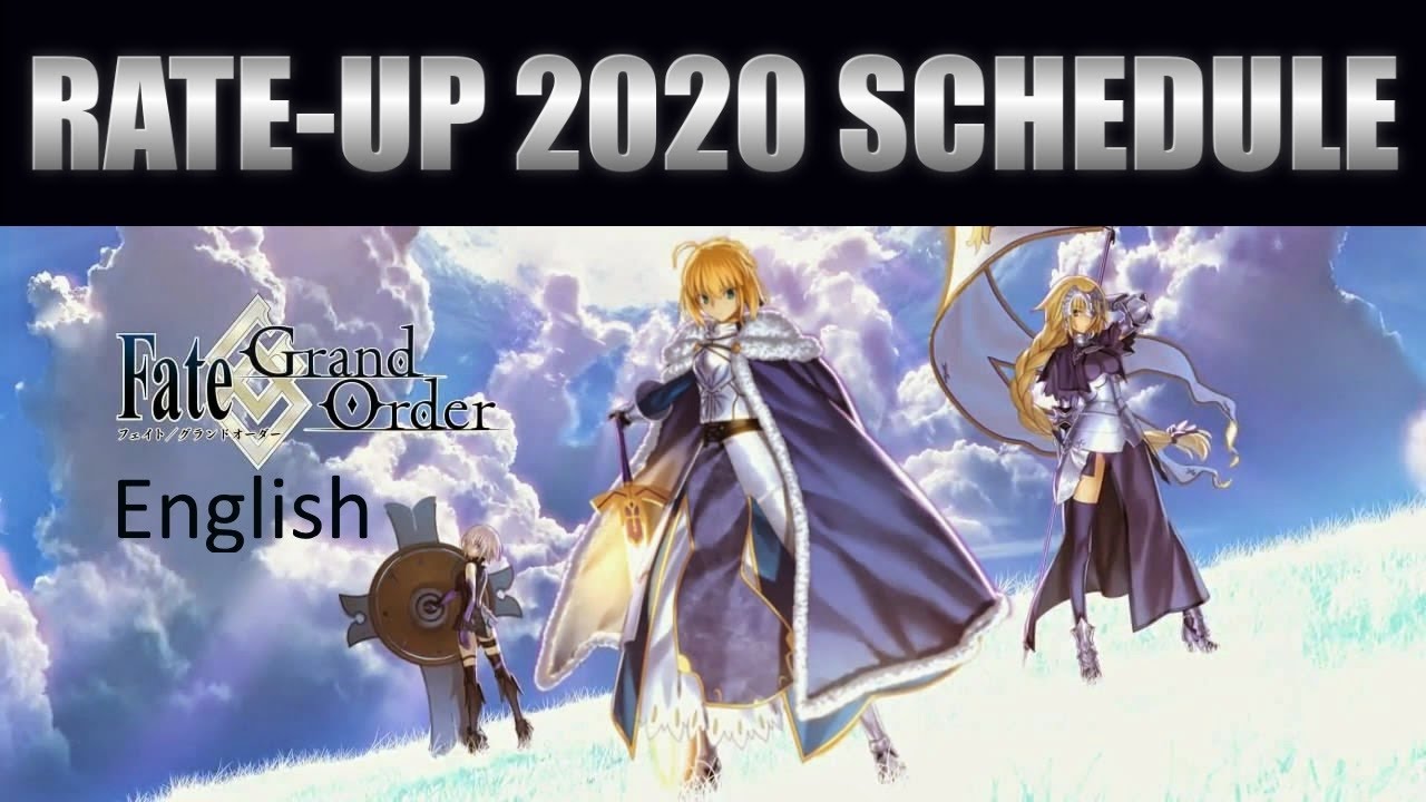 Fate/Grand Order English 2020 Summon Schedule!