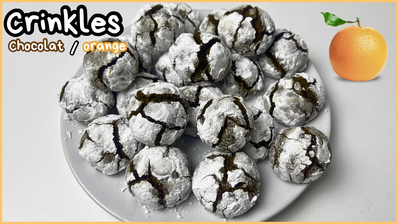 🍊 Crinkles chocolat orange - Facile