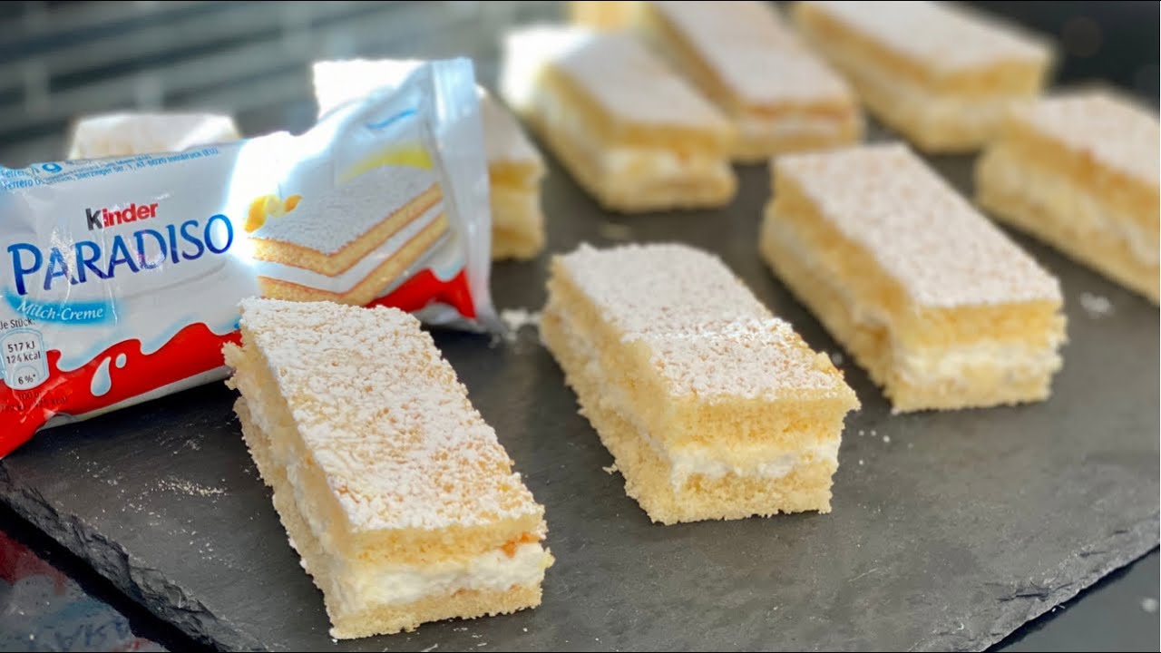 Kinder Paradiso fatta in casa, come l´origilnale!? Senza Latte Condensato!