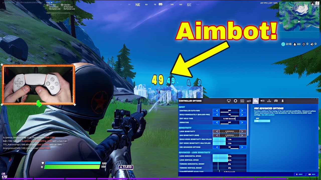 “ROLEX ⌚️” But Its Aimbot on PS5 Controller with Handcam + Best Linear Settings for (PS4/PC/XBOX)